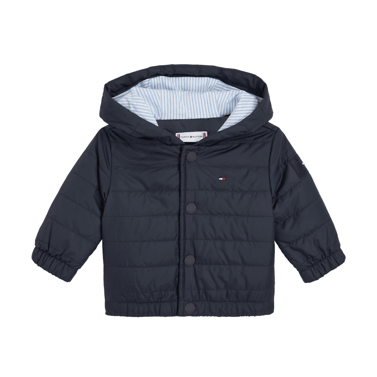 tommy hilfiger baby navy baby quilted jacket