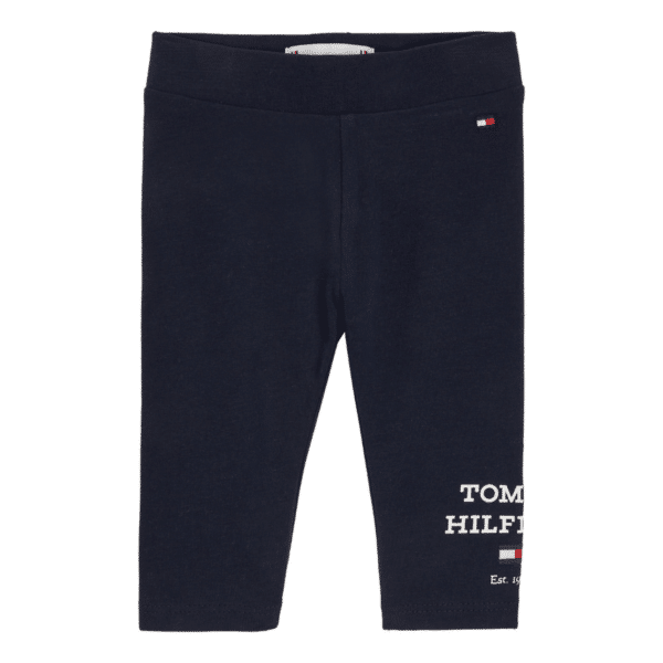 tommy hilfiger baby black leggings front view
