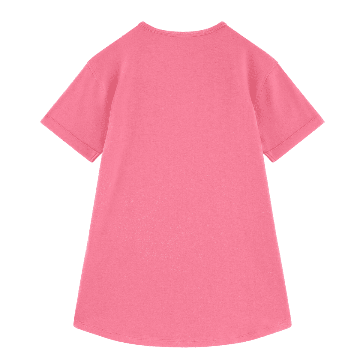 guess girls pink shirt with frilly sleeves back view